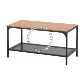 FJÄLLBO Coffee table, black90x46 cm